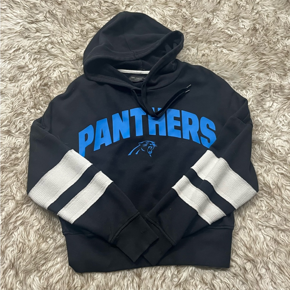 Junk Food Clothing Black & Blue Panthers Hooded Sweatshirt
